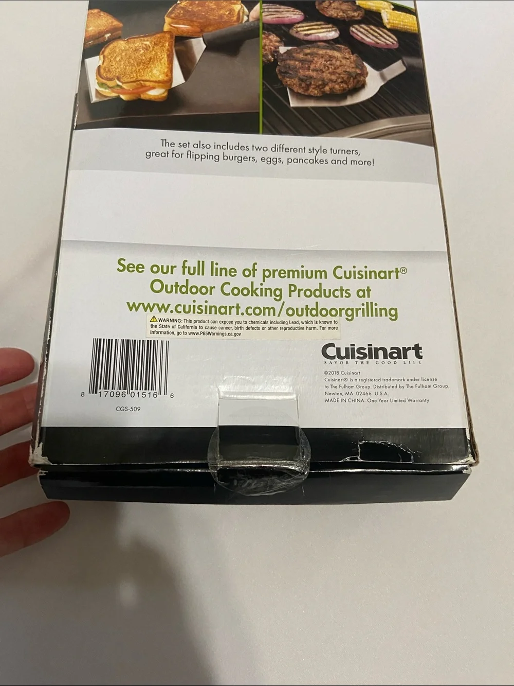 Cuisinart New in Box 5 Piece Griddle Spatula Set